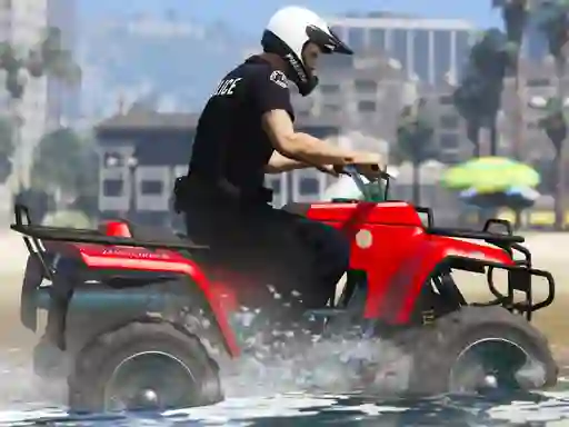 Xogo Cartoon Atv Slide en liña