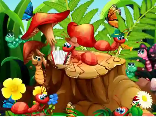 Xogo Hidden Objects Insects en liña