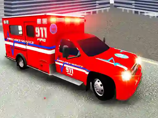 Xogo City Ambulance Driving en liña