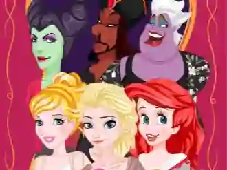 Xogo Princess vs Villain Face Swap en liña