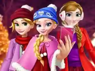 Xogo Princess Christmas Selfie en liña