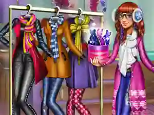 Xogo Tris Winter Fashion Dolly Dress Up en liña