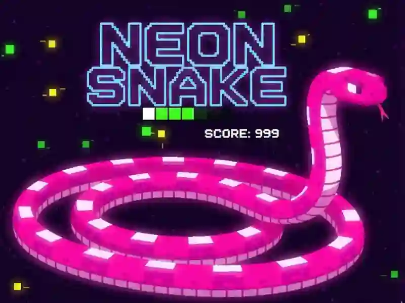 Xogo Neon Snake en liña