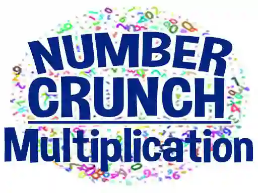Xogo Number Crunch Multiplication en liña