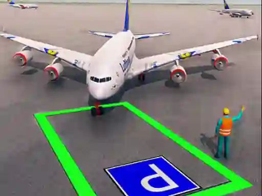 Xogo Air Plane Parking 3d en liña
