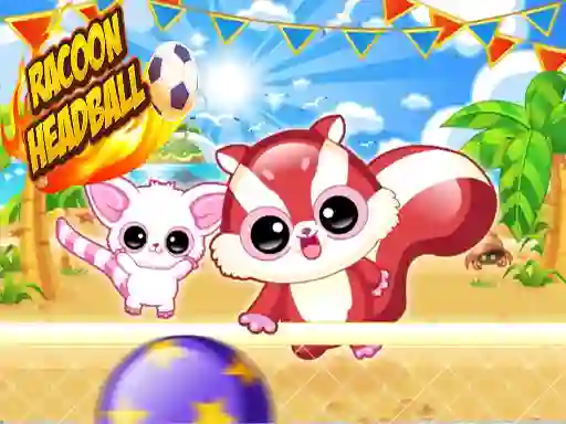 Xogo Racoon Headball en liña