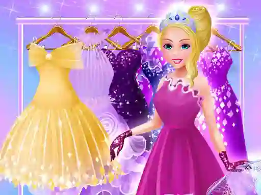 Xogo Cinderella Dress Up en liña