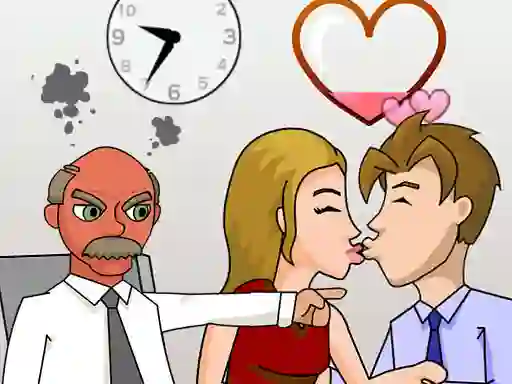 Xogo Secret Office Kissing en liña