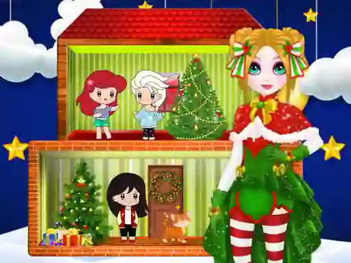 Xogo Christmas Puppet Princess House en liña