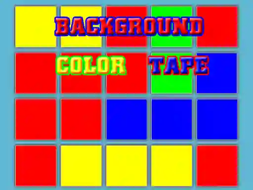 Xogo Background Color Tape en liña