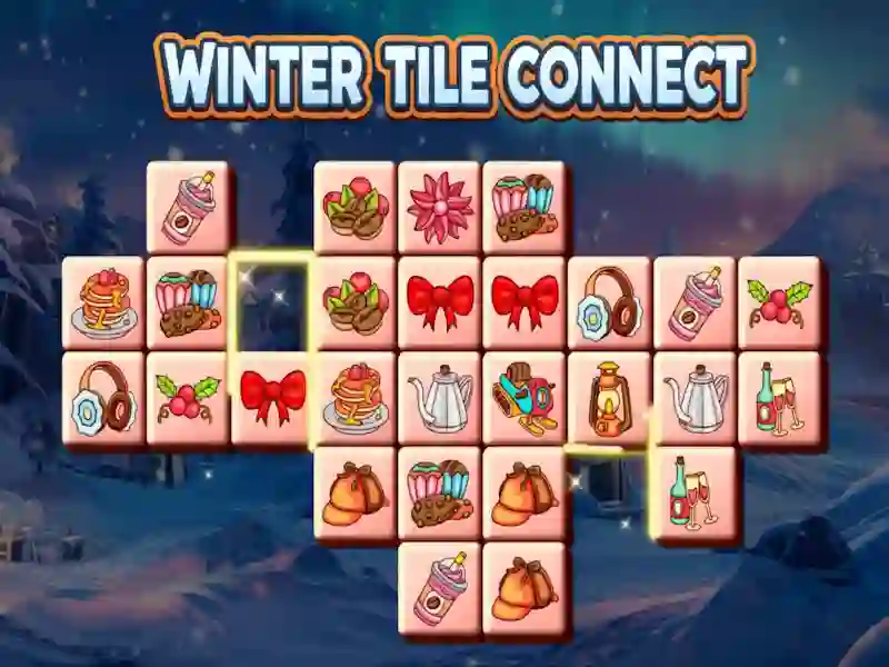 Xogo Winter Tile Connect en liña