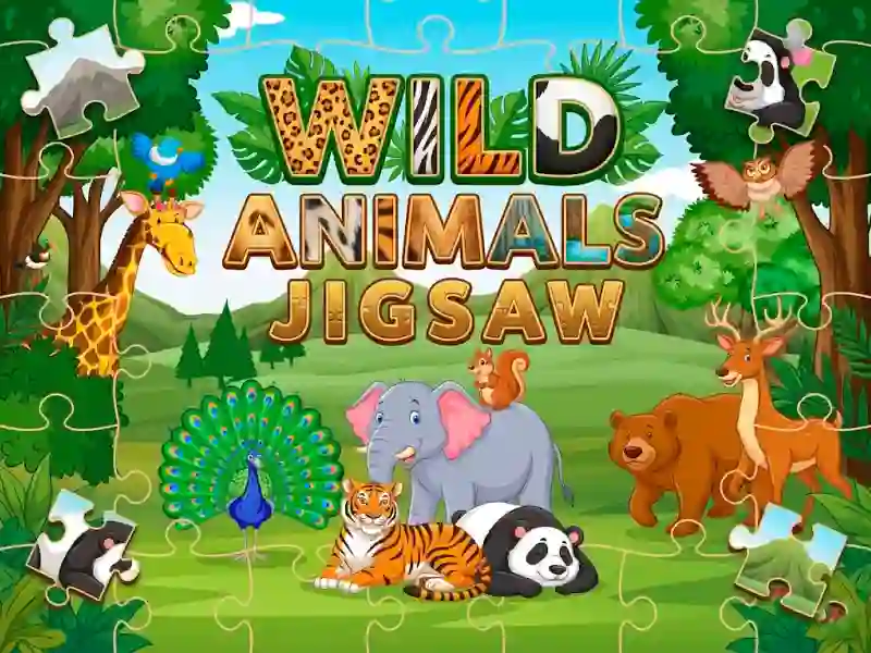 Xogo Wild Animals Jigsaw en liña