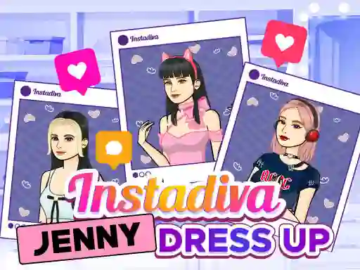 Xogo Instadiva Jenny Dress Up en liña