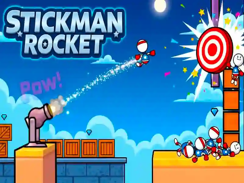 Xogo Stickman Rocket en liña