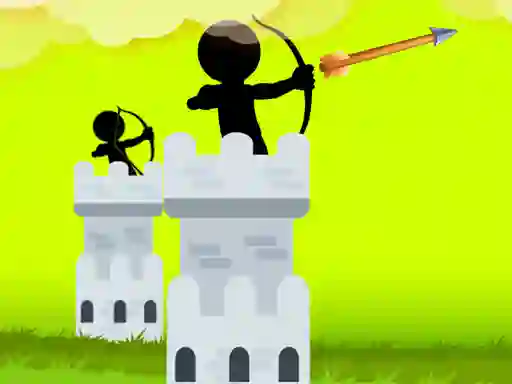 Xogo Stickman Archer Castle en liña