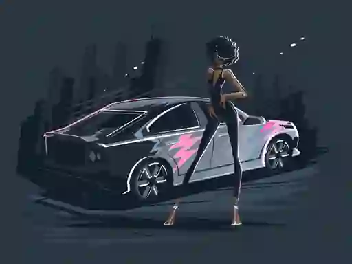 Xogo Old and New Cars Coloring en liña