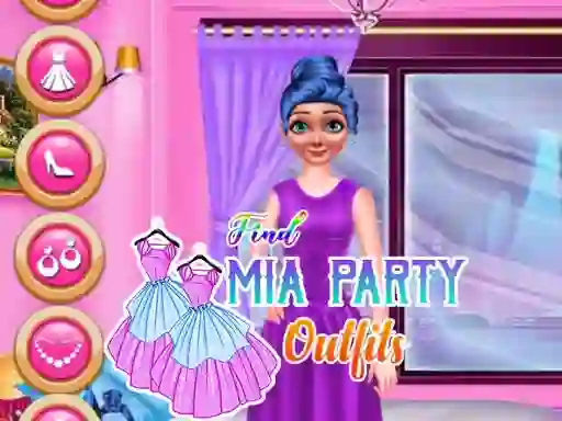 Xogo Find Mia Party Outfits en liña