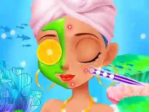 Xogo Mermaid Games Princess Makeup en liña