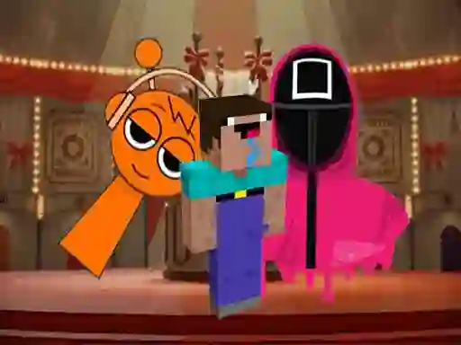Xogo Nextbots on Minecraft Squid Game Sprunki en liña