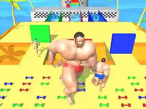 Xogo Muscle Race 3D: Smash Running Game en liña