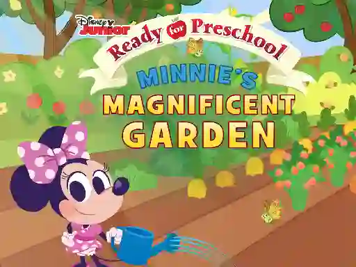 Xogo Ready For Preschool Minnie's Magnificent Garden en liña