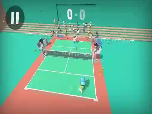 Xogo Funny swipe Tennis en liña