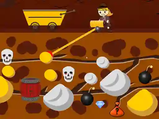 Xogo Lady Gold Miner en liña