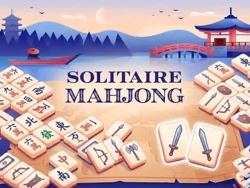 Xogo Solitaire Mahjong en liña