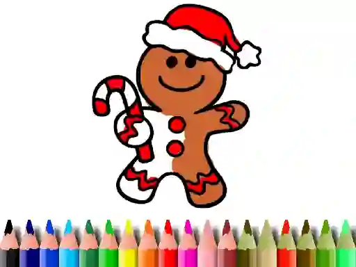 Xogo Back To School: Christmas Cookies Coloring en liña