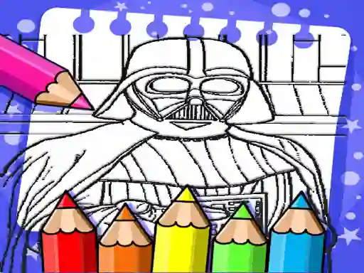 Xogo Darth Vader Coloring Book en liña