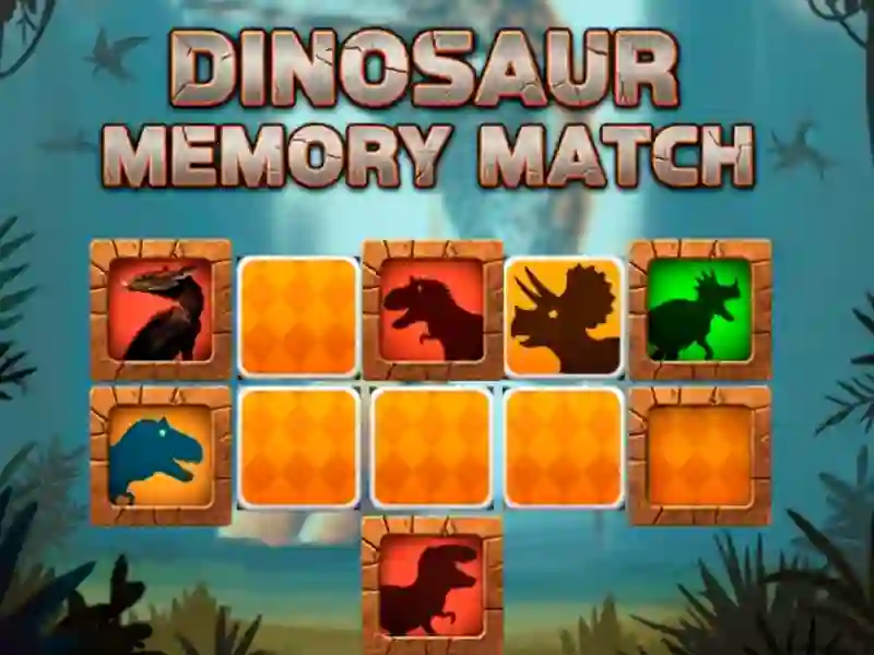 Xogo Dinosaur Memory Match en liña
