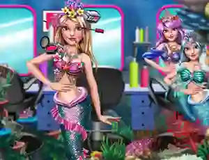 Xogo Mermaid Princess Beauty Salon en liña
