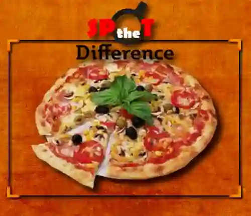 Xogo Pizza Spot The Difference en liña