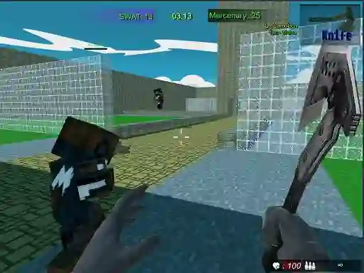 Xogo Pixel Fps SWAT Command en liña