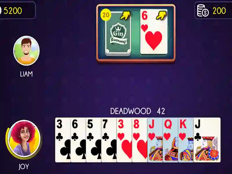 Xogo Gin Rummy en liña