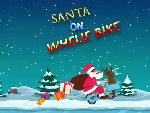 Xogo Santa On Wheelie Bike en liña