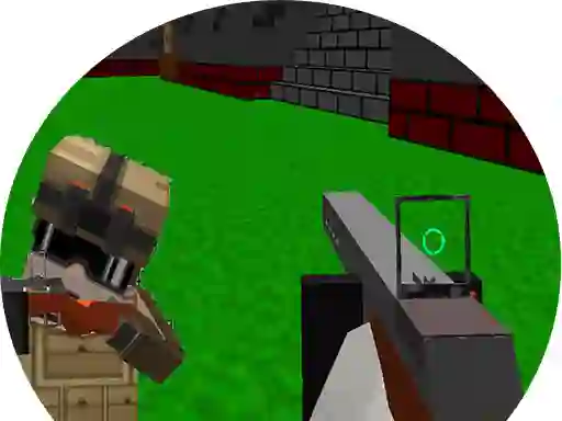 Xogo Blocky Gun 3d Warfare en liña