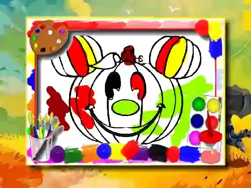 Xogo Halloween Coloring Book en liña
