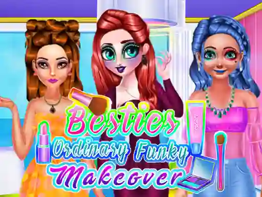 Xogo Besties Ordinary Funky Makeover en liña