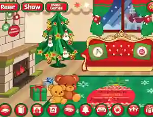 Xogo Christmasroom Decoration en liña
