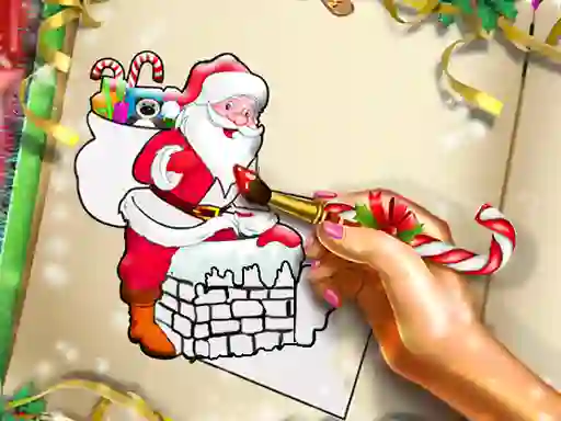 Xogo Santa Christmas Coloring en liña