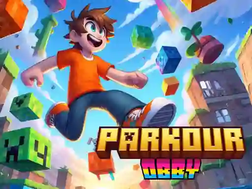 Xogo Parkour Obby en liña
