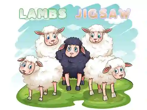 Xogo Lambs Jigsaw en liña
