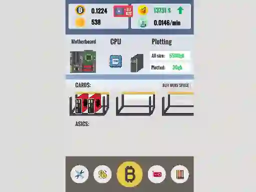Xogo Bitcoin Clicker en liña