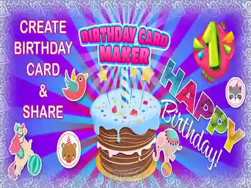 Xogo Birthday Card Maker en liña