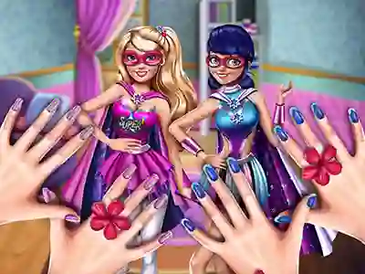 Xogo Princess Superheroes: Beauty Salon en liña
