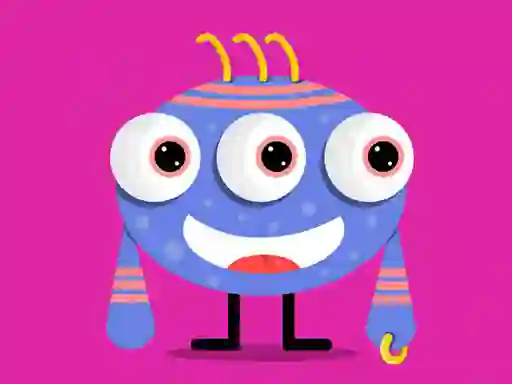 Xogo Cute Little Monsters Memory en liña