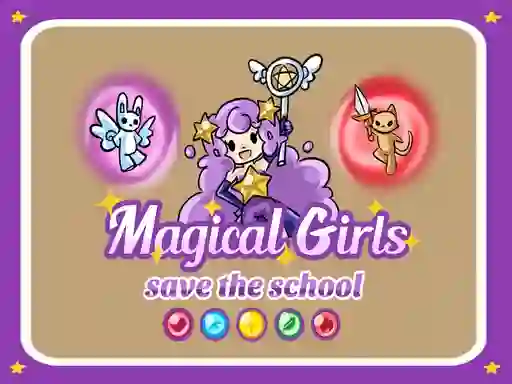Xogo Magical Girls Save the School en liña