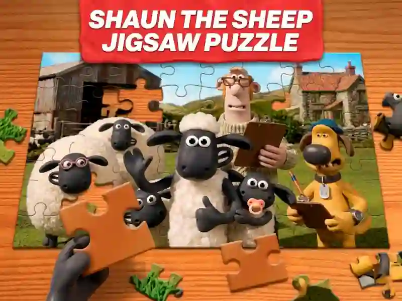 Xogo Shaun the Sheep Jigsaw Puzzle en liña
