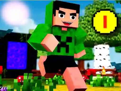Xogo Block Craft Jumping en liña